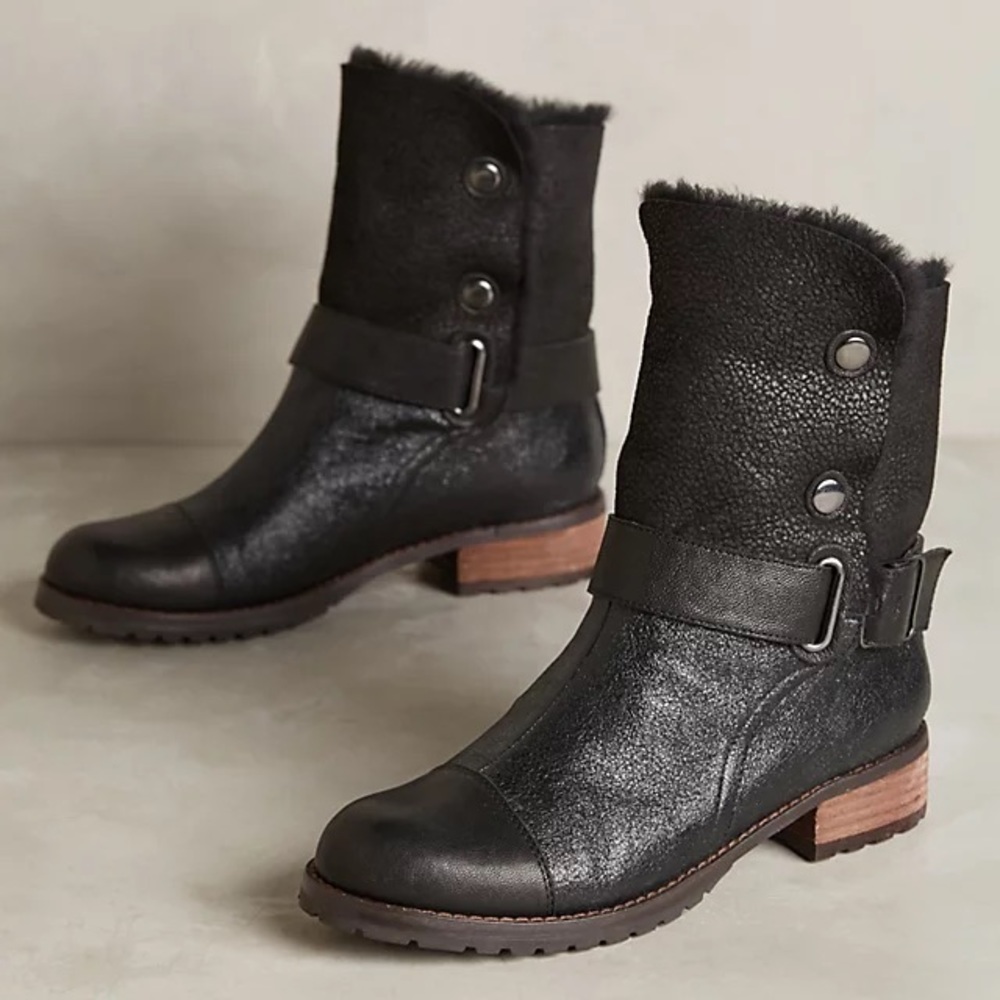 ANTHROPOLOGIE Matt Bernson Tundra Boots in Black sz. 8.5